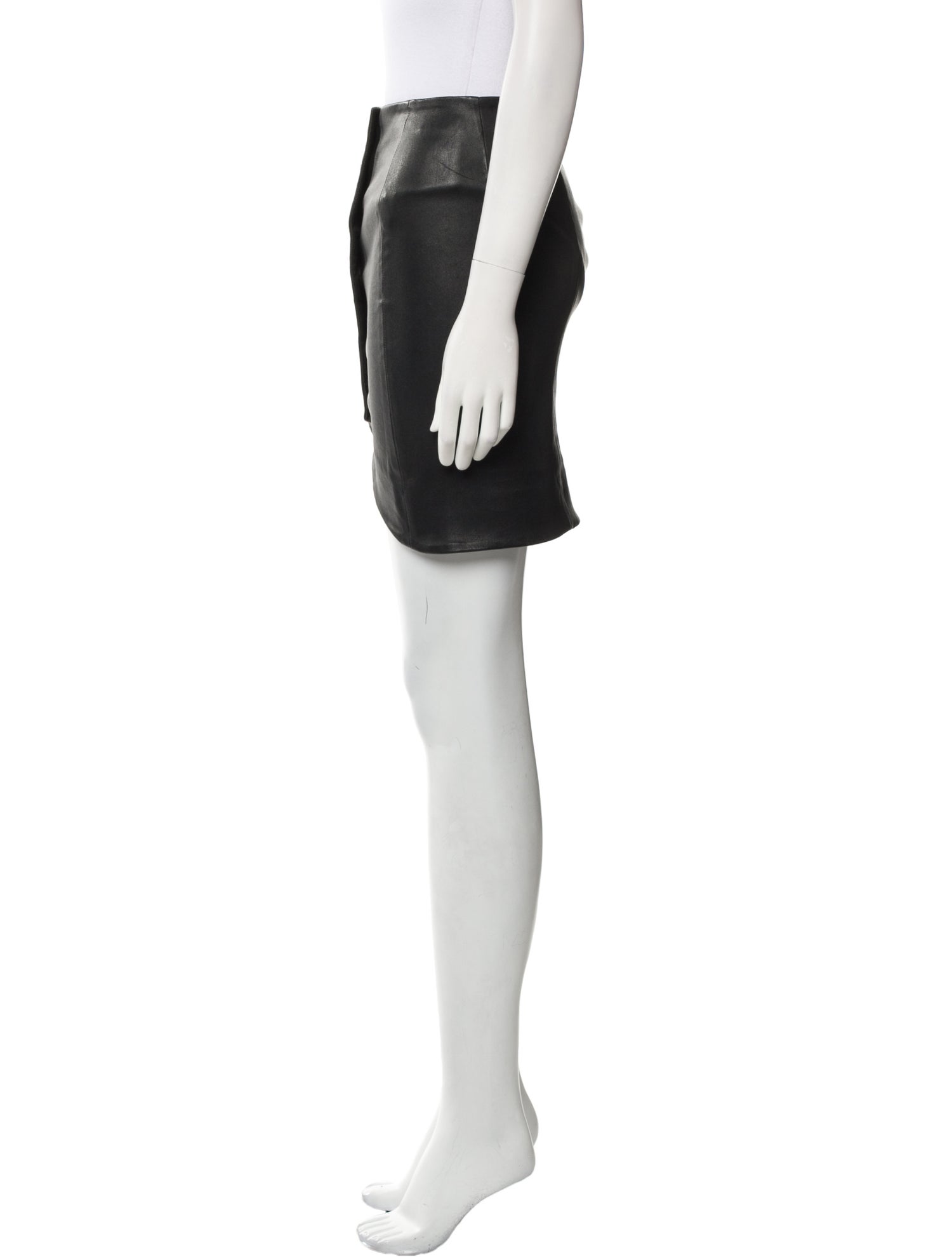 Iro Leather Mini Skirt